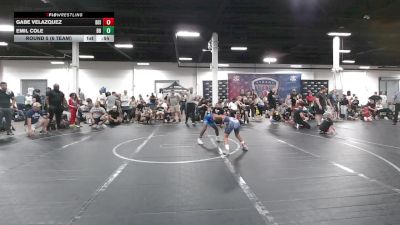 72 lbs Round 5 (6 Team) - Gabe Velazquez, Diamond State Inferno vs Emil Cole, Bay Brawlers