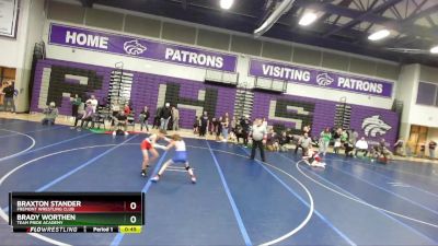 80 lbs Cons. Round 1 - Brady Worthen, Team Pride Academy vs Braxton Stander, Fremont Wrestling Club