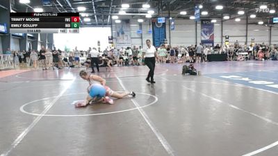 114 lbs Rr Rnd 3 - Trinity Moore, Wrecking Crew Dream Crushers vs Emily Golliff, Indiana Athena