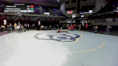 144 lbs Quarterfinal - Canon Long, South Pointe vs Preston Rozelle, Camden