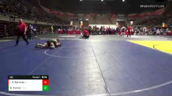 132 lbs Cons. Round 2 - Preston Ramirez, California vs Blake Purvis, Royal High School Wrestling