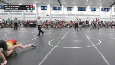 98 lbs Round 3 (4 Team) - Austin Kosanko, Leps WC vs Matthew Sheehan, Wrecking Crew WC