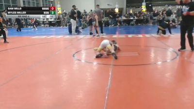 65 lbs Rr Rnd 6 - Sam Mills, Warhawks Wrestling Inc. - K3 vs Myles Miller, Wrecking Crew Wrestling Academy - K3