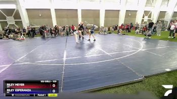 100 lbs Champ. Round 1 - Riley Meyer, WY vs Riley Esperanza, NV