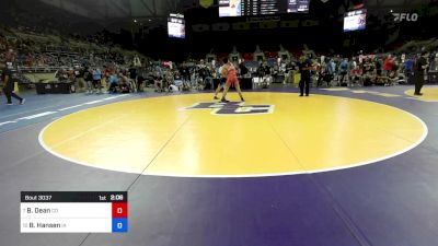 150 lbs Rnd Of 16 - Brandon Dean, CO vs Benjamin Hansen, IA