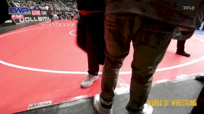 40 lbs Consi Of 8 #1 - Jeremiah Sanders, Red Cobra Westling Academy vs Isaac Wicks, Englewood Live Wire