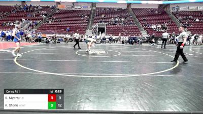 133 lbs Consy Rd Ii - Brody Myers, Fort Leboeuf vs Karter Stone, Montoursville