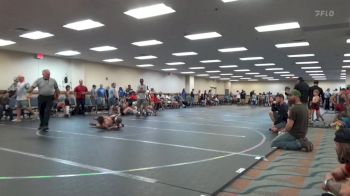 55 lbs Rr Rnd 2 - Zoey Eicher, K4 Phoenix Red vs Kj Harbarger, K4 Phoenix Blue