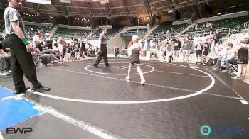49 lbs Rr Rnd 5 - Brady Wood, Oklahoma Strong-Blue 9U vs Rush Wilson, Keystone Kids Wrestling Club
