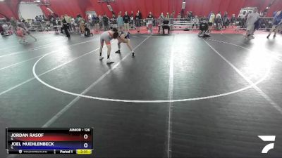 126 lbs Cons. Round 3 - Jordan Rasof, IL vs Joel Muehlenbeck, IL