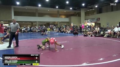 70 lbs Semifinal - Aeson Kerth, Elevate Wrestling Club vs Kellan Dunn, Gladiator Academy