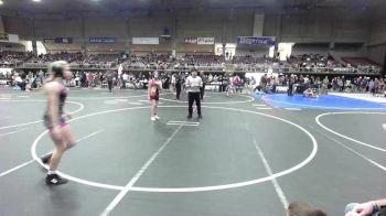 94 lbs Rr Rnd 2 - Keegan Gonser, Valley Bad Boys vs Abrielle St Clair, Pikes Peak Warriors