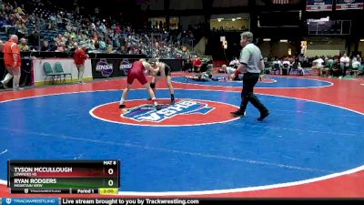 7A-132 lbs Champ. Round 1 - Tyson McCullough, Lowndes HS vs Ryan Rodgers, Mountain View