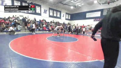 146 lbs Cons. Round 4 - Jason Martinez, Valencia vs Brian Santos Jr., Riverside Rascals