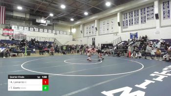 144 lbs Quarterfinal - Aiden Lamarre, Bristol Central vs Teddy Goetz, New Canaan