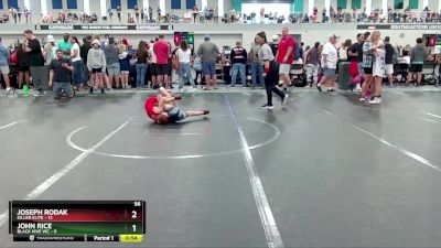 56 lbs Round 1 (6 Team) - Joseph Rodak, Killer Elite vs John Rice, Black Hive WC