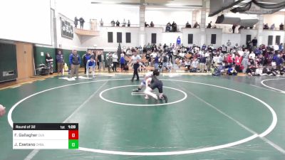 120 lbs Round Of 32 - Finn Gallagher, Duxbury vs Josh Caetano, Cumberland