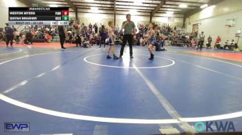 58 lbs Rr Rnd 4 - Weston Myers, Pawhuska Elks Takedown vs Izayah Brasher, Buck Pride Wrestling