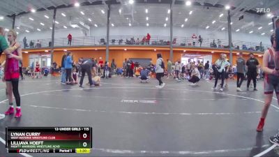 115 lbs Round 3 - Lynan Curry, West Wateree Wrestling Club vs Lilliava Hoeft, Mighty Warriors Wrestling Acad
