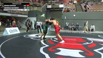 287 lbs Consi Of 16 #2 - Bedros Behnam, Clovis West vs Nehemiah Mayberry, Dinuba HS