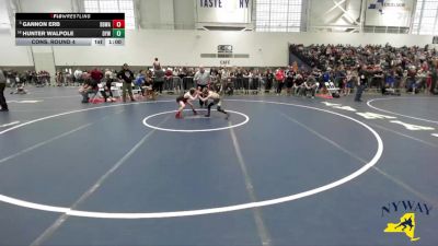 78 lbs Cons. Round 4 - Hunter Walpole, Duanesburg-Schoharie Youth Wrestling vs Gannon Erb, Black Belt Wrestling Academy