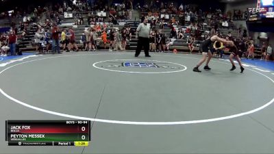 90-94 lbs Semifinal - Jack Fox, Rolla vs Peyton Messex, Versailles