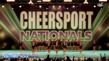 Spirit Xtreme - Believe [2026 L1 Youth - Medium - B Day 2] 2026 CHEERSPORT National All Star Cheerleading Championship