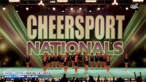 Spirit Xtreme - Believe [2026 L1 Youth - Medium - B Day 2] 2026 CHEERSPORT National All Star Cheerleading Championship
