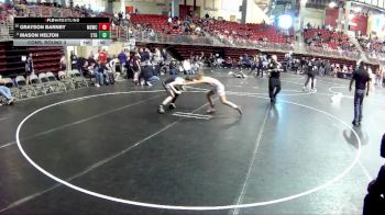 95 lbs Cons. Round 3 - Mason Helton, 2TG vs Grayson Barnby, Millard South Wrestling Club