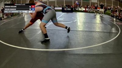 285 lbs Josiah Bolme, Virginia vs Devin Binger, South Dakota
