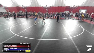 75-82 lbs Round 2 - Christian Torres, Askren Wrestling Academy vs Hadley Schilling, Wisconsin