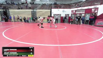 165 lbs Cons. Round 4 - Grant Howard, Madison Grant Wrestling vs Jaxen Timmons, DBWC