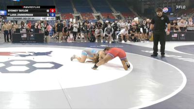 135 lbs Champ. Rd Of 64 - Sydney Taylor, KS vs Lana Zimmerman, IL