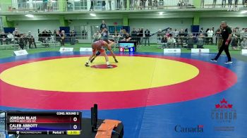 60kg Cons. Round 2 - Jordan Blais, WAMMA Next Gen WC vs Caleb Abbott, Team Impact WC