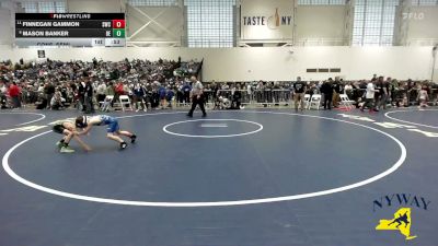 57 lbs Cons. Semi - Finnegan Gammon, Saratoga Wrestling Club vs Mason Banker, Brawler Elite