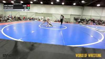 61 lbs Rr Rnd 5 - Axel Gibson, Texas Thunder vs Jett Boland, Shelton Wrestling Academy 9U