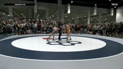 61 lbs Champ. Round 2 - Austin DeSanto, Hawkeye WC/ Titan Mercury Wrestling Club (TMWC) vs Lane Scorpil, Statesmen Wrestling Club