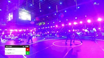 130 lbs Consi Of 8 #2 - Kobe Lemer, ReZults Wrestling vs Gage Swift, Bear Cave WC