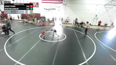 85 lbs Round 3 - Ryan Williamson, 951 WC vs Lukas Young, Hemet Youth Wrestling Club