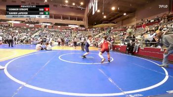 100 lbs Round 3 - Connor Strope, Fayetteville Wild Hog Wrestling vs Xavier LaFever, Little Rock Wrestling Club
