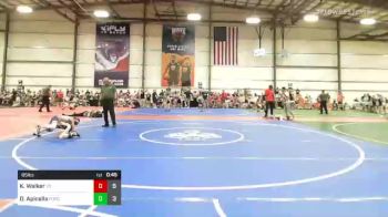 65 lbs Rr Rnd 2 - Kamden Walker, Young Guns Green vs Donny Apicella, Force Wrestling Club