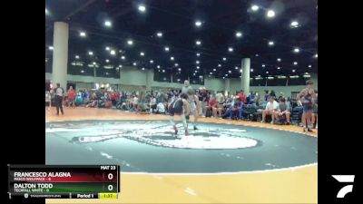 113 lbs Round 2 (6 Team) - Francesco Alagna, Pasco Wolfpack vs Dalton Todd, Techfall White