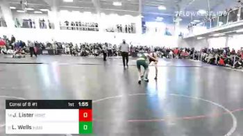 113 lbs Consi Of 8 #1 - Joshua Lister, North Andover vs Loden Wells, King Philip