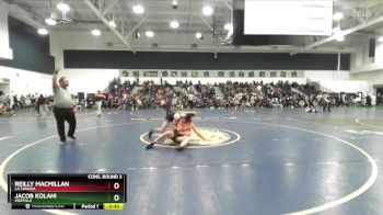 157 lbs Cons. Round 3 - Jacob Kolahi, Portola vs Reilly MacMillan, La Canada