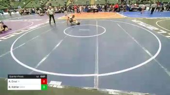 125 lbs Quarterfinal - Apollo Cruz, Team Aggression vs Ben Kohler, Wasatch Wrestling Club