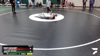 75 lbs Cons. Round 3 - Rhett Goolsbey, Powell Wrestling Club vs Sawyer Woods, Wyoming
