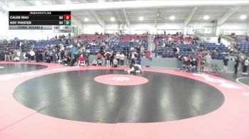 285 lbs Cons. Round 6 - Koy Phister, Riverton vs Caleb Mau, Riverton