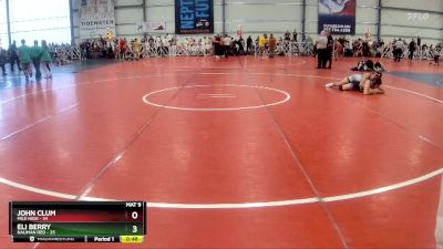 130 lbs Rd# 6- 9:00am Saturday Final Pool - Eli Berry, Nauman Red vs John Clum, Mile High