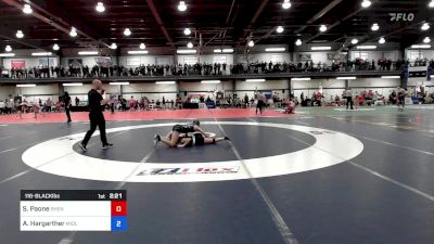 116-BLACK lbs Rr Rnd 1 - Sophia Paone, Shen vs Abby Hargarther, Midlakes