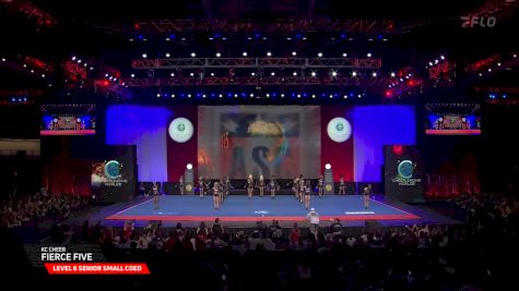 KC Cheer - FIERCE 5 [2025 L6 Senior Small Coed Semis] 2025 The Cheerleading Worlds